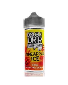 Double Drip Shortfill - Pineapple Ice  - 100ml