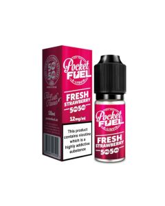 Pocket Fuel 50/50 E-Liquid - Fresh Strawberry - 10ml
