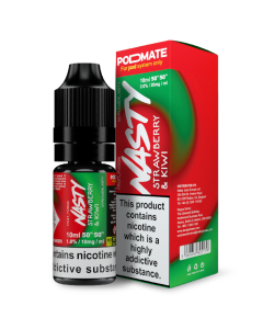 Nasty Juice PODMATE Nic Salts - Strawberry & Kiwi - 10ml