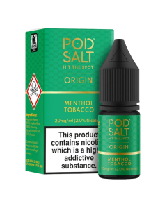 Pod Salt Origin Nic Salt - Menthol Tobacco - 10ml
