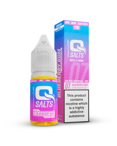 QSalt Nic Salt - Blueberry Gum - 10ml