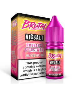 Brutal Nic Salt - Rhubarb & Custard - 10ml