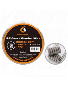 Geek Vape SS316 Fused Clapton 24AWG*2 (twisted) + 32AWG 3m