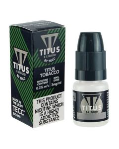 Titus E-Liquid - Titus Tobacco - 10ml - 6mg