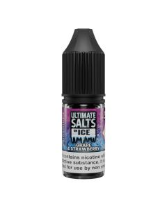 Ultimate Salts On Ice Nic Salt - Grape & Strawberry - 10ml