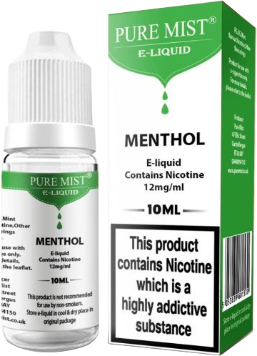 Shop Pure Mist Menthol flavour 10ml e-liquid